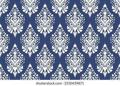 Seamless textile, Ikat pattern, Ikat chevron, Paisley pattern, Vector element, Abstract Vector, Batik, fabric embroidery, Ethnic pattern, Ogee, Geometric ethnic, native american, Background printing.