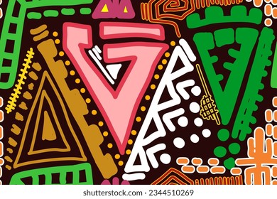 Seamless textile, native american, Ikat pattern, Ikat chevron, Paisley pattern, Vector element, Abstract Vector, Batik, fabric embroidery, Ethnic pattern, Ogee, Geometric ethnic, Background printing.