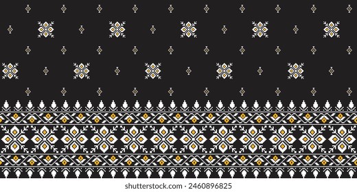 Seamless textile pattern of all over printing