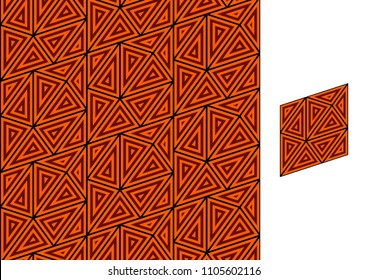Seamless textile pattern. Background. Wallpaper. African style.