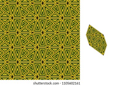 Seamless textile pattern. Background. Wallpaper. African style.