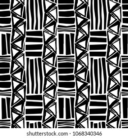 Seamless textile pattern print .Fashion trendy expressive hand drawn ink strokes.Perfect funky vector background for apparel,wrapping, decoration