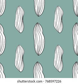 Seamless textile  pattern, Vector illustration, isolated on a white.