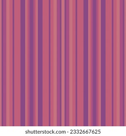 Seamless textile stripe of vector pattern fabric with a background texture lines vertical in magenta and red colors.