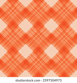 Seamless textile tartan network texture checked plaid pattern. Fabric plaid background. EPS vector illustration