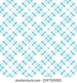 Seamless textile tartan network texture checked plaid pattern. Fabric plaid background. EPS vector illustration