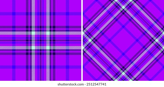 Seamless textile tartan of pattern fabric texture with a plaid vector background check. Set in space colours. Striped shirt outfit ideas.