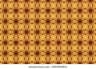 Seamless Textile Texture Interior Graphic Fashion Symmetric Template Fabric Tile Geometric Cloth Art Visual Background Digital Wallpaper Design Pattern.