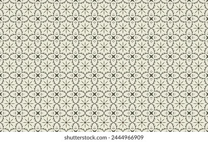 Seamless Textile Texture Interior Graphic Fashion Symmetric Template Fabric Tile Geometric Cloth Art Visual Background Digital Wallpaper Design Pattern.