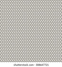 Seamless texture. Abstract. Black and white pattern. Vector.