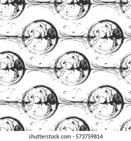 Seamless texture with abstract chaotic fractals. Repeated pattern. It can be used as wallpaper, upholstery, wrapping, fabric or your design.
