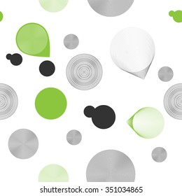 Seamless texture.  Abstract circles. Colorful circles. Circular texture. Bright wallpaper. 