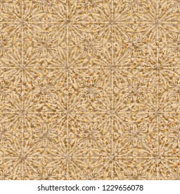 Seamless texture. Abstract floral pattern on the background of the colors of the old paper.