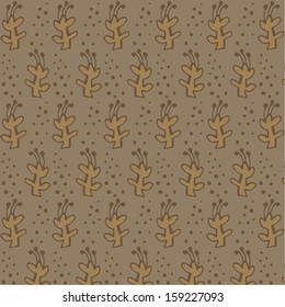 Seamless texture with abstract flower.