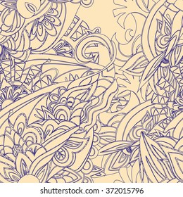 seamless texture. abstract  flowers.
