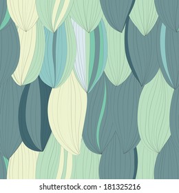 Seamless texture with abstract petals. Endless floral pattern. Can be used for wallpaper, pattern, backdrop, surface textures. Full color seamless floral background