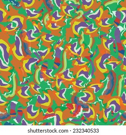 Seamless texture of abstract strokes. EPS 10 vector illustration.