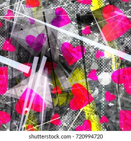 Seamless texture. Abstract vector background for web page, banners, fabric, home decor, wrapping 