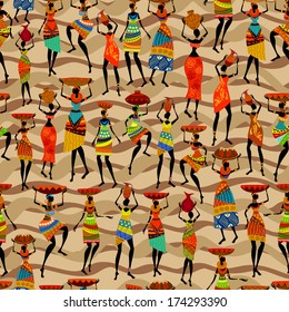 1,146 African woman dance silhouette Stock Vectors, Images & Vector Art ...