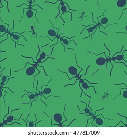 seamless texture with ants