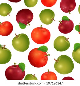 seamless texture of apples