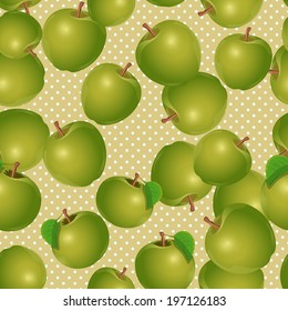 seamless texture of apples