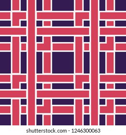 Seamless texture with arabic geometric ornament. Vector mosaic pattern