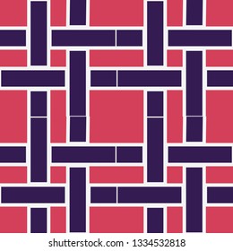 Seamless texture with arabic geometric ornament. Vector mosaic pattern