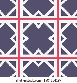Seamless texture with arabic geometric ornament. Vector mosaic pattern