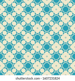 Seamless texture with arabic geometric ornament. Vector oriental mosaic pattern