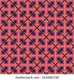 Seamless texture with arabic geometric ornament. Vector oriental mosaic pattern