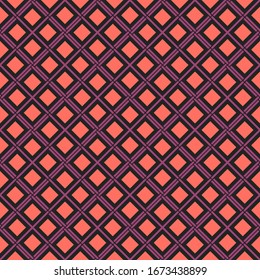 Seamless texture with arabic geometric ornament. Vector oriental mosaic pattern