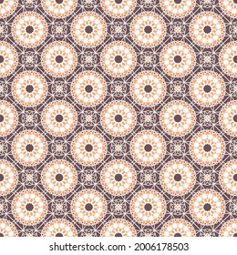 Textura sin foco con ornamento geométrico árabe. Patrón de mosaico de asia vectorial con elementos decorativos alternos