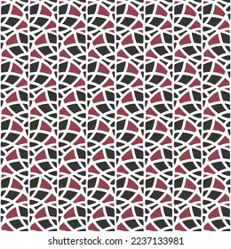 Seamless texture with arabic geometric ornament. Vector asian mosaic pattern