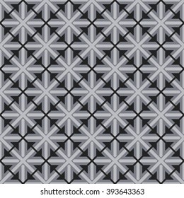 Seamless texture with arabic geometric ornament. Vector pattern