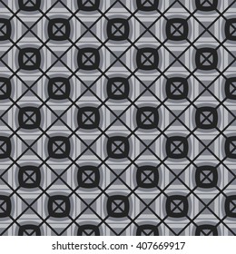 Seamless texture with arabic geometric ornament. Vector pattern