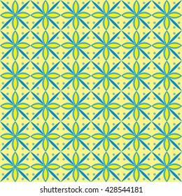 Seamless texture with Arabic geometric ornament. Vector pattern