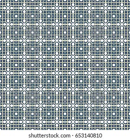 Seamless texture with arabic geometric ornament. Vector mosaic pattern