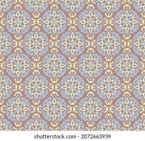 Textura sin foco con adorno árabe. Vector