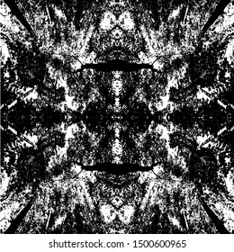 Seamless texture for arts. Black and white pattern