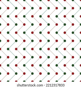 Seamless texture background red and green christmas color collection, Geometric shape texture,gift wrapping paper