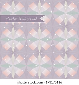 Seamless texture background of  triangles. Mosaic effect or kaleidoscope