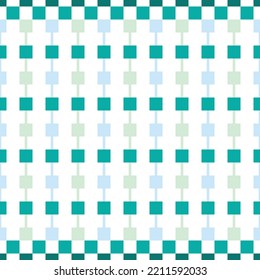 Seamless texture background turquoise and blue color, Geometric shape texture