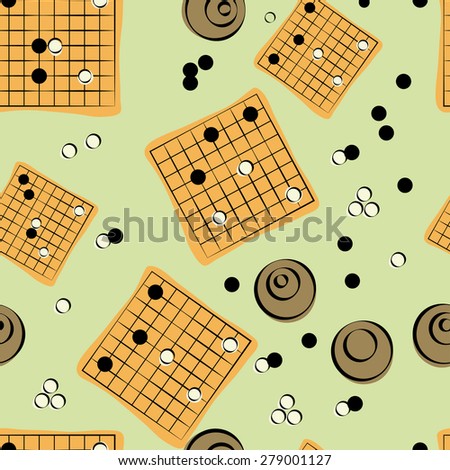 Seamless Texture for Baduk Tournament Advertisment (With the New Swatch in File)