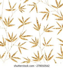 Seamless texture bamboo for fabric swatch. Vector illustration.