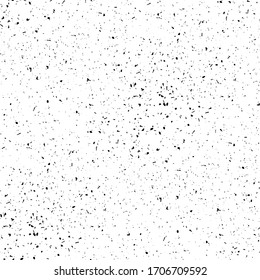 Seamless texture of black dirt speckles, grain.