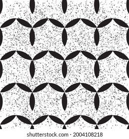 Seamless texture with black ellipses1. Seamless vector illustration eps 10.