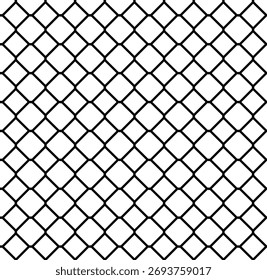  Textura sem emenda do padrão de retículo geométrico preto no fundo branco
