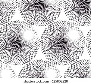 Seamless texture with black graphic illusion.  Abstract graphic background. Desktop wallpapers. Background for your blog or your projects. 