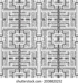 Seamless texture with black lines _2_. Seamless vector illustration eps 10.